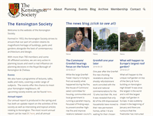 Tablet Screenshot of kensingtonsociety.org